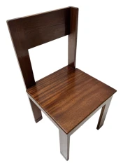 Art Deco Side Chair by J.A. Muntendam, Walnut, Dutch Design, 1920s 2